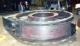 Weld-repaired hydro-turbine component